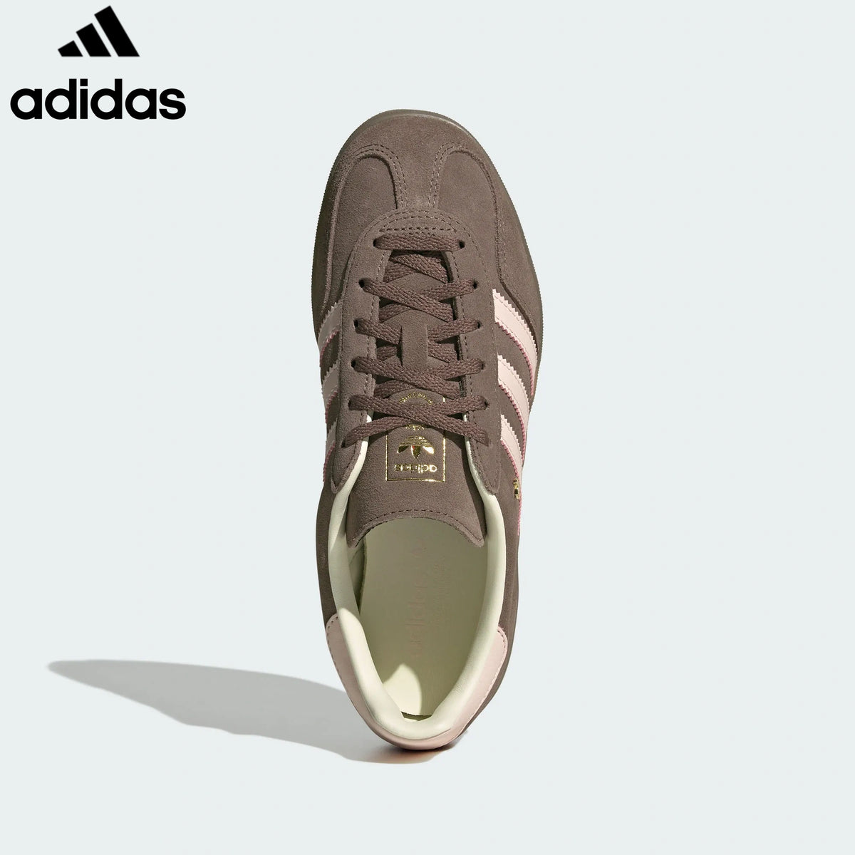 Adidas  samba  women's shoes  men's samba sneakers Gazelle Indoor Brown Pink Suede Unisex Sneakers