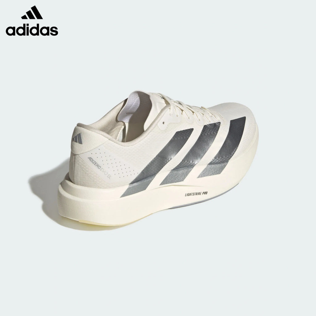 adidas Adizero Evo Pro Running Shoes - Off White/Silver