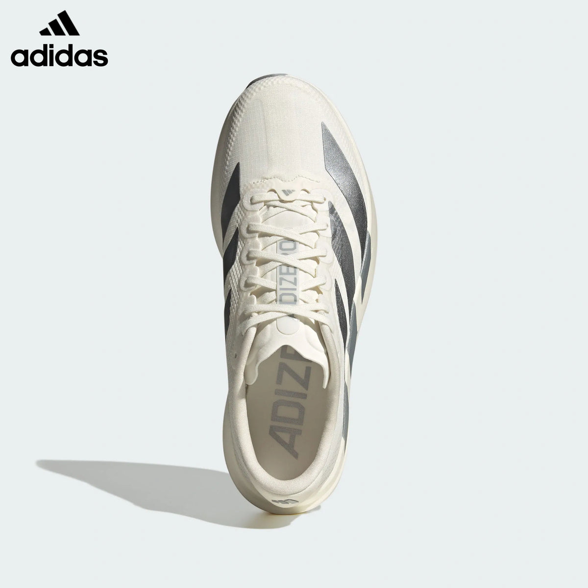adidas Adizero Evo Pro Running Shoes - Off White/Silver