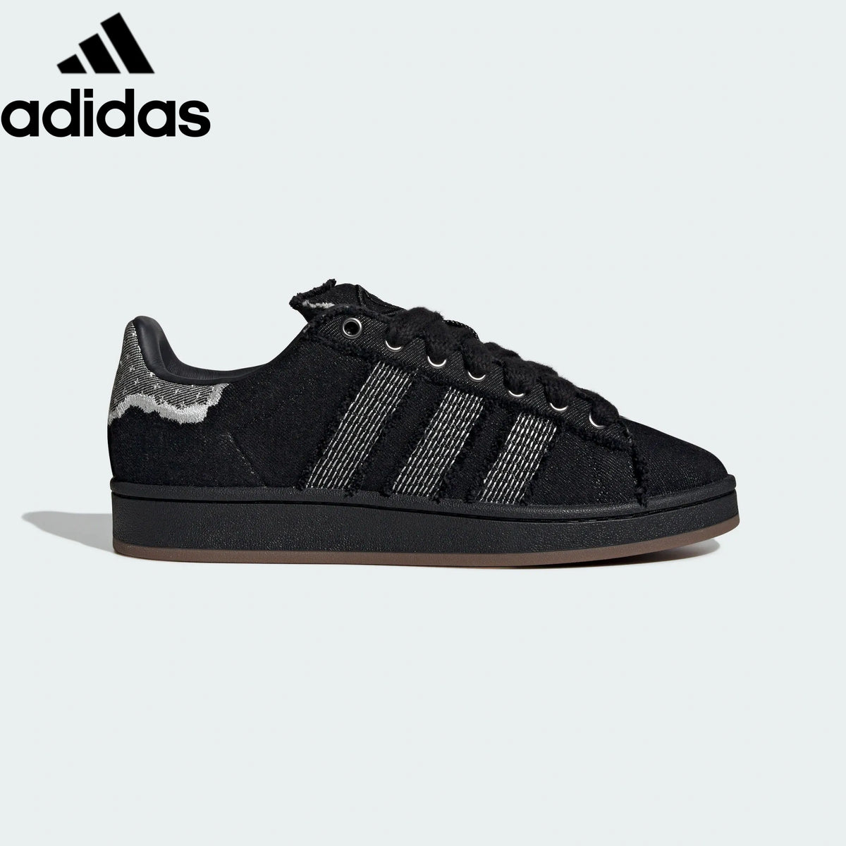 Adidas samba  women's shoes  men's samba sneakers  Campus Black Denim Unisex Sneakers