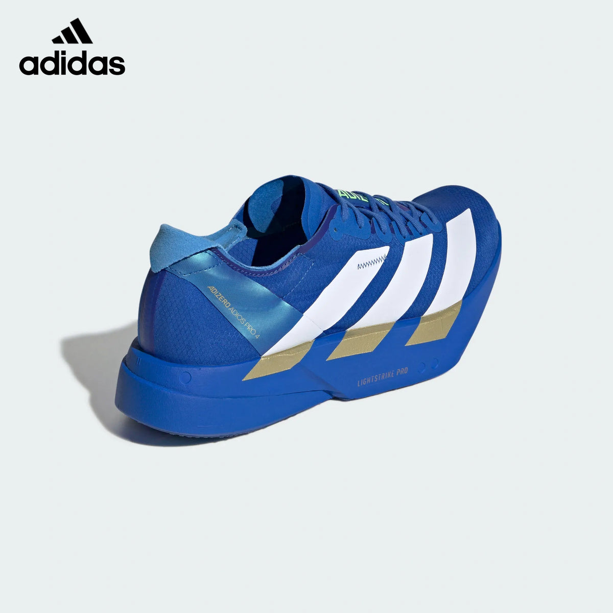Adidas Adizero Adios Pro 4 Blue White Gold Unisex Running Shoes