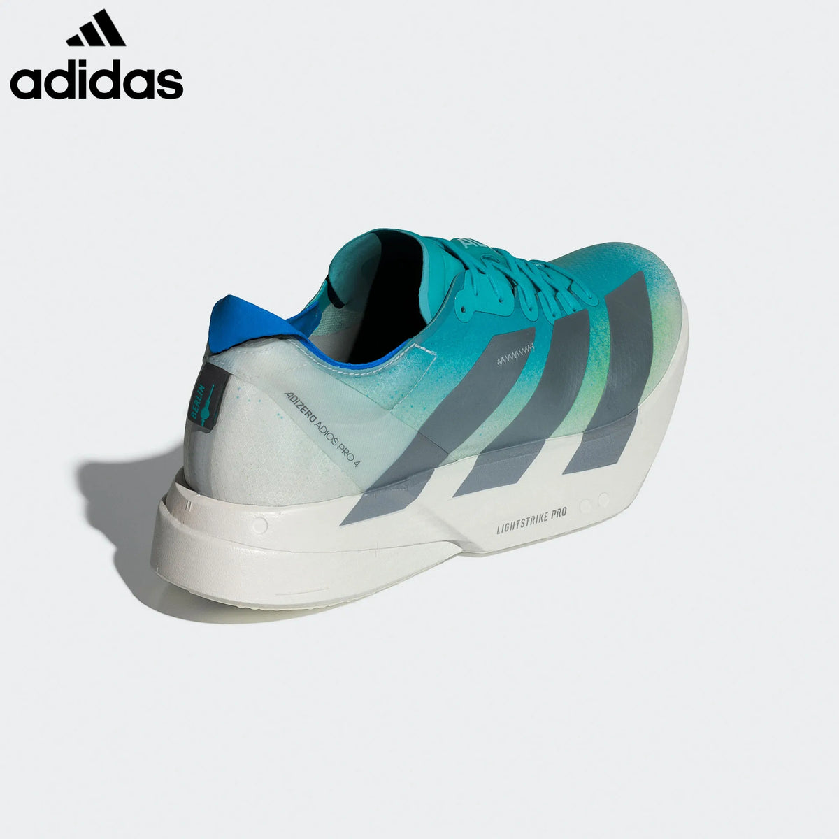 Adidas Adizero Adios Pro 4 Teal White Gradient Unisex Running Shoes