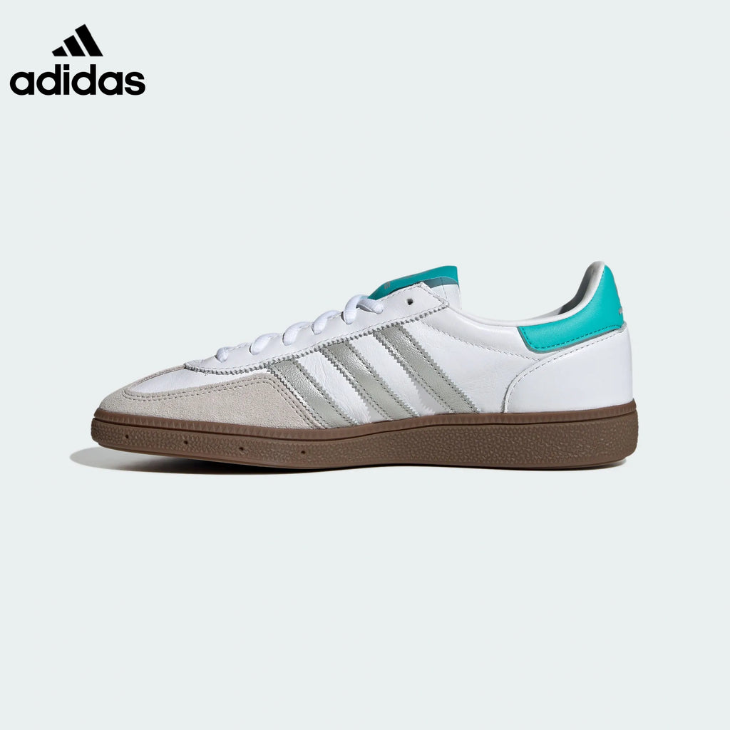adidas Handball Spezial AMG White Silver Teal Retro Sneakers