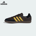 adidas Samba OG Sneakers – Dark Brown and Yellow