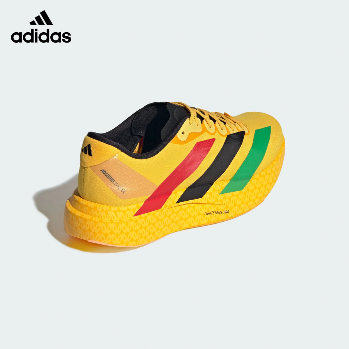 Adidas Adizero Evo SL Yellow Multicolor Unisex Running Shoes