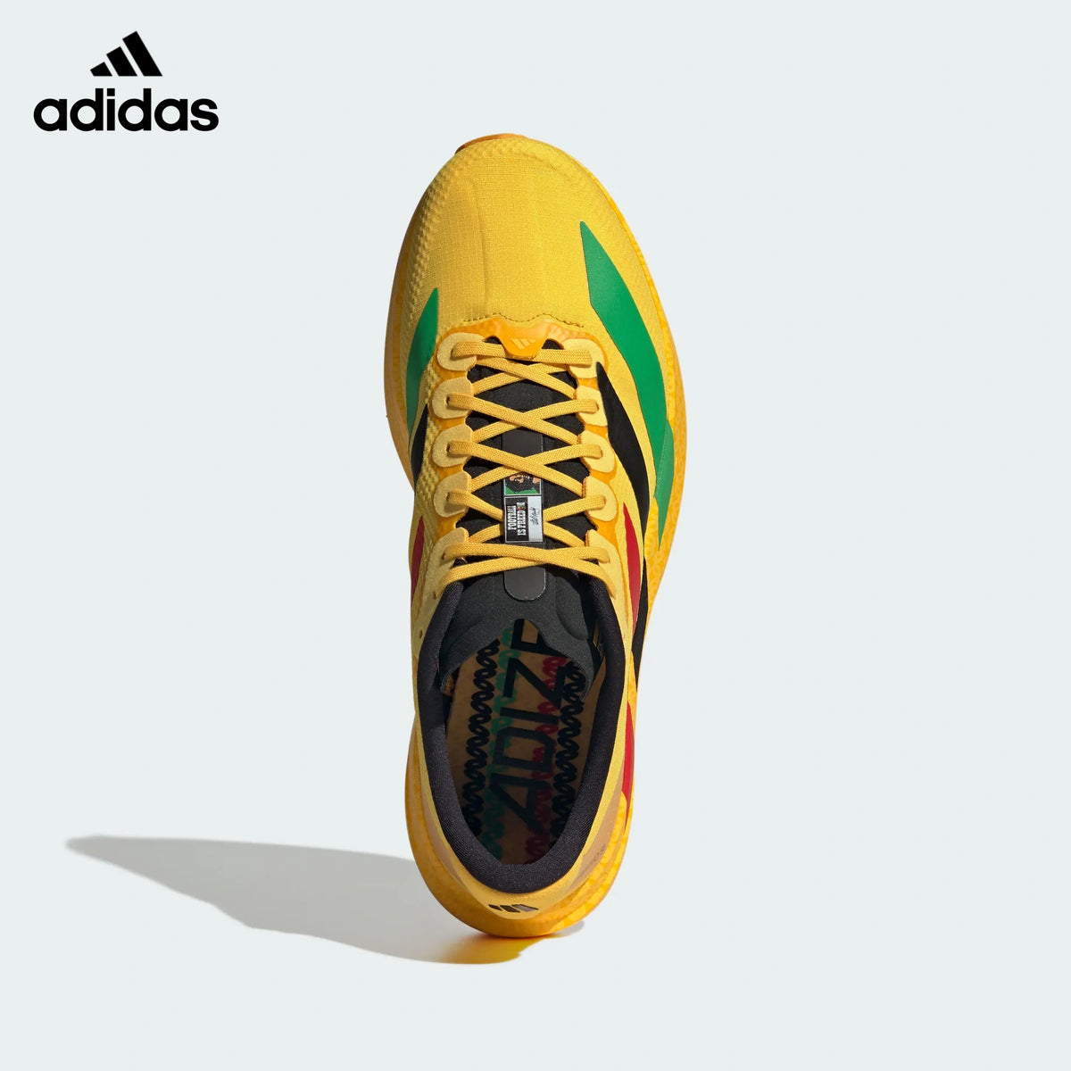 Adidas Adizero Evo SL Yellow Multicolor Unisex Running Shoes