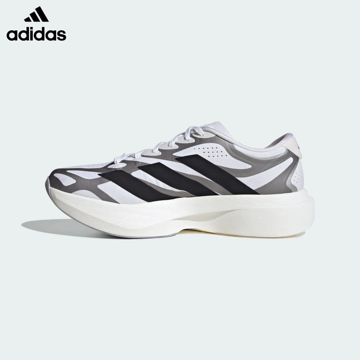 adidas Adizero Adios Pro Evo 1 Running Shoes - White/Black/Grey