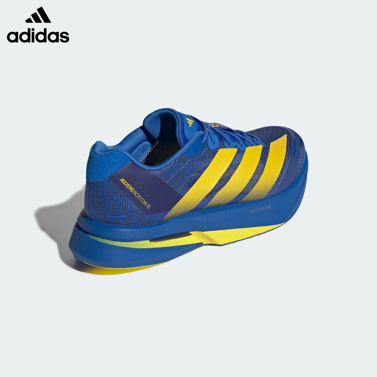 adidas Adizero Boston 18 Running Shoes - Blue/Yellow