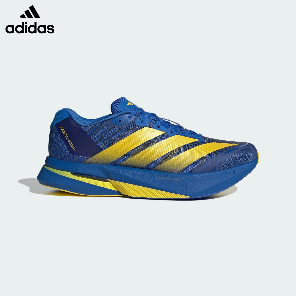 adidas Adizero Boston 18 Running Shoes - Blue/Yellow