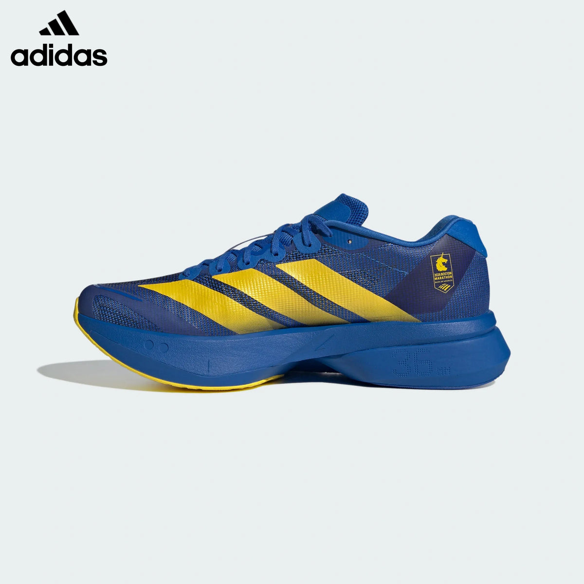 adidas Adizero Boston 18 Running Shoes - Blue/Yellow