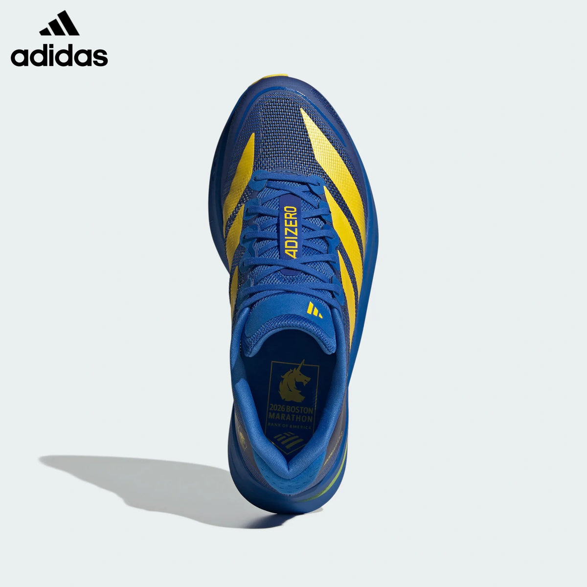 adidas Adizero Boston 18 Running Shoes - Blue/Yellow