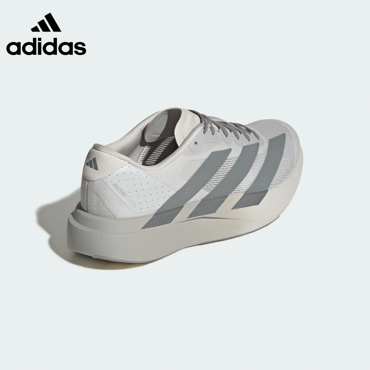 adidas Adizero Evo SL Unisex Running Shoes - Light Grey