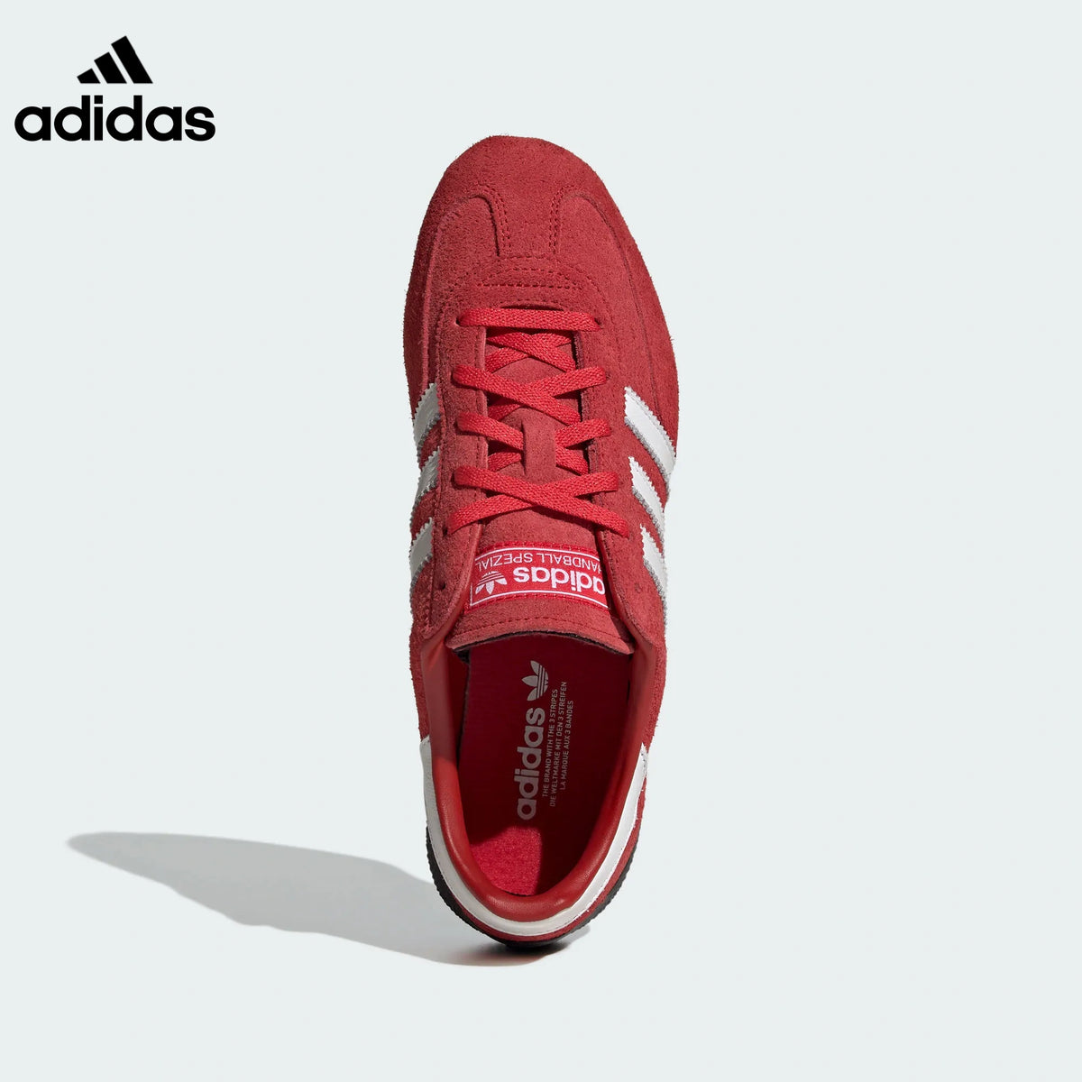 adidas Handball Spezial Red Silver Retro Sneakers