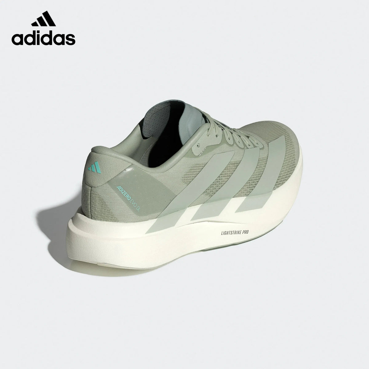 Adidas Adizero Evo SL Light Sage Green Unisex Running Shoes