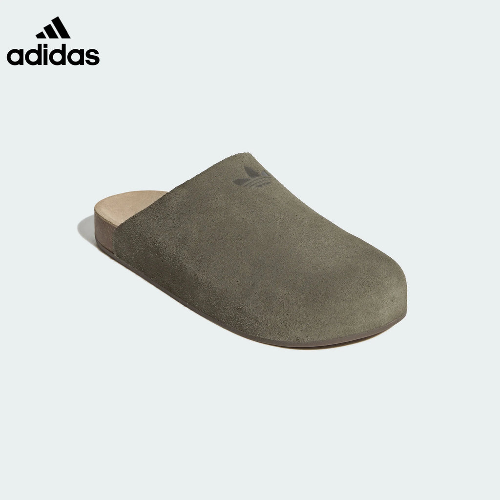 adidas Olive Green Suede Mule Slip-On Shoes