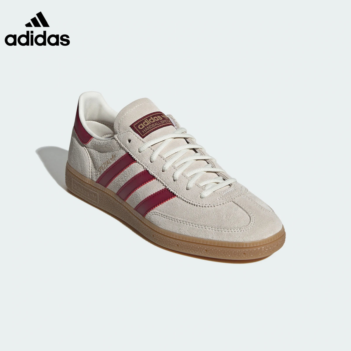 adidas Handball Spezial Cream Burgundy Retro Sneakers