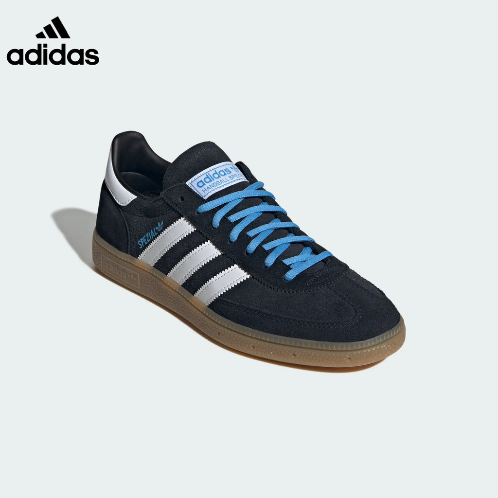 adidas Handball Spezial Black White Blue Retro Sneakers