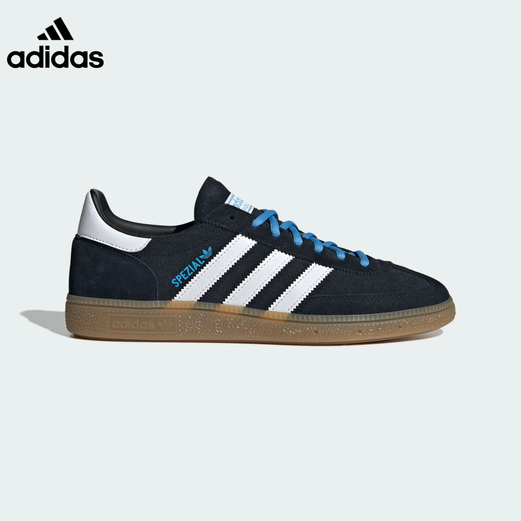 adidas Handball Spezial Black White Blue Retro Sneakers