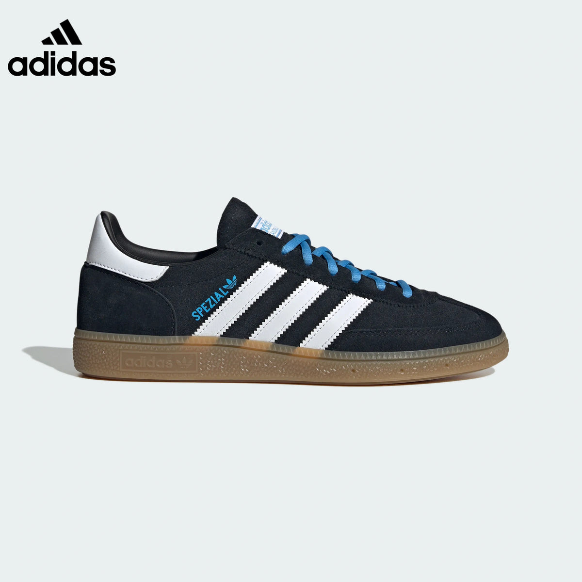 adidas Handball Spezial Black White Blue Retro Sneakers