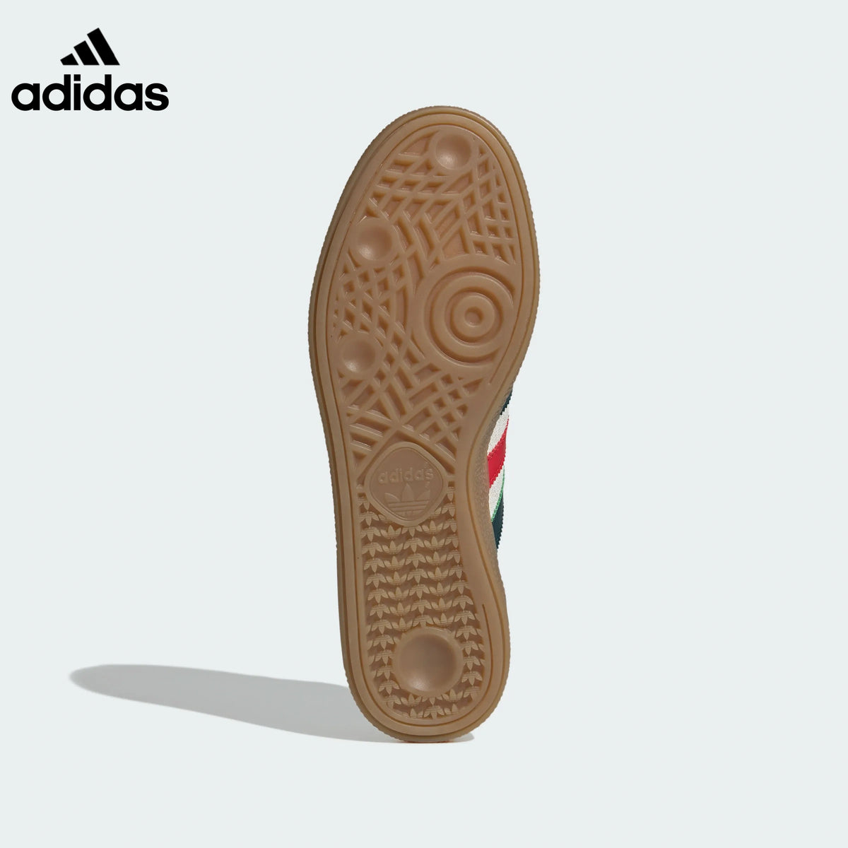 adidas Handball Spezial Cream Green Red Retro Sneakers