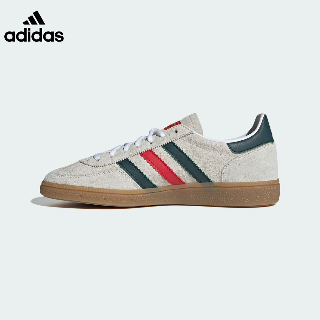 adidas Handball Spezial Cream Green Red Retro Sneakers