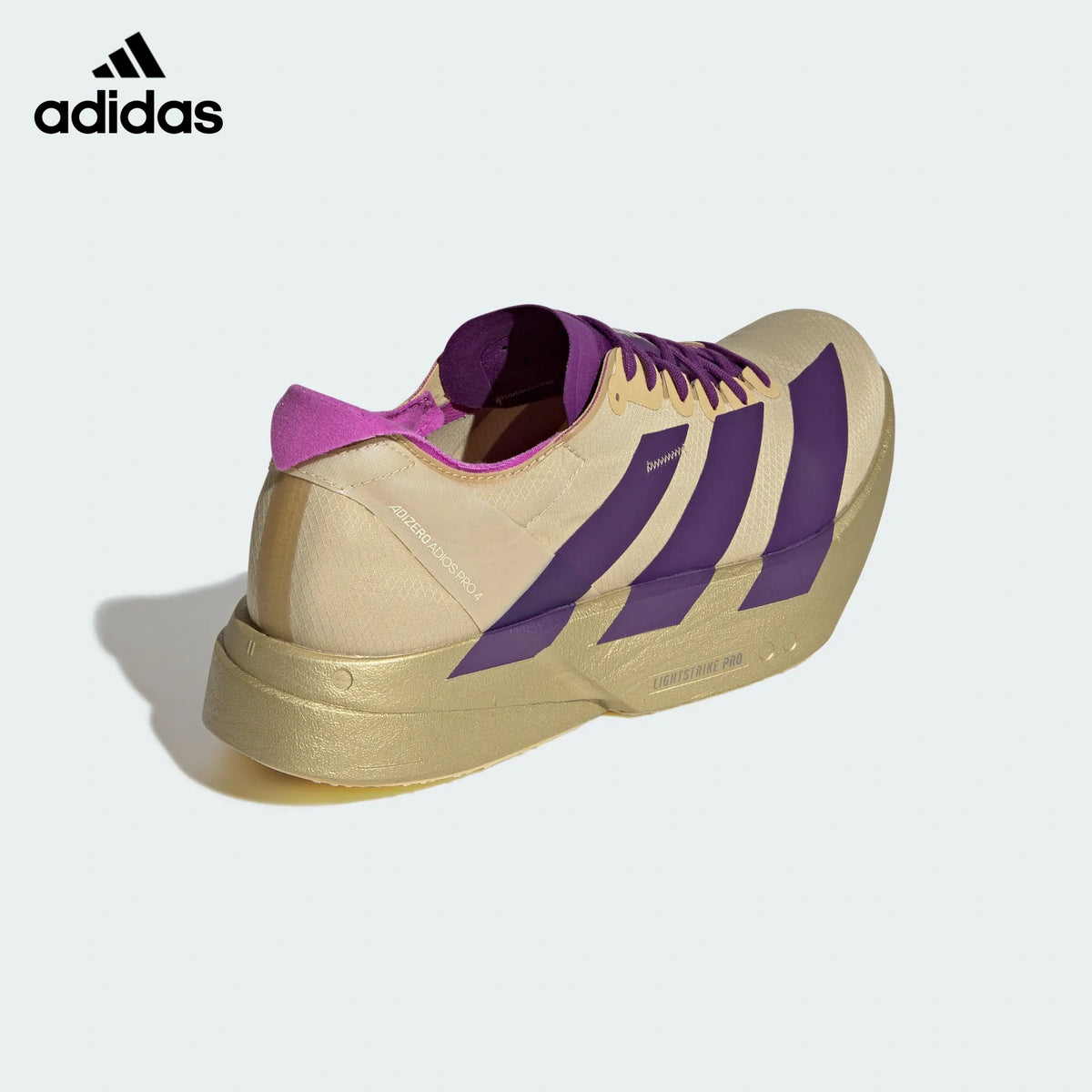 Adidas Adizero Adios Pro Evo 1 Gold Purple Unisex Running Shoes