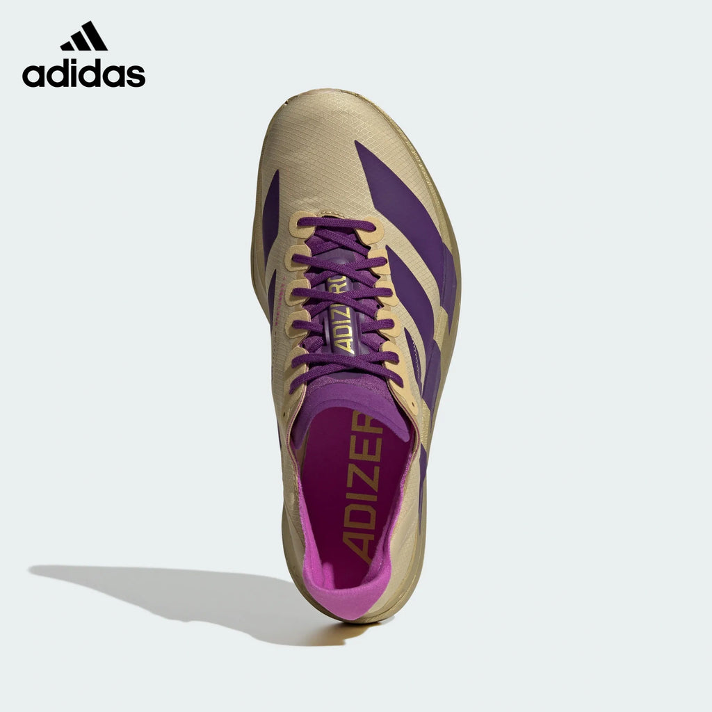 Adidas Adizero Adios Pro Evo 1 Gold Purple Unisex Running Shoes