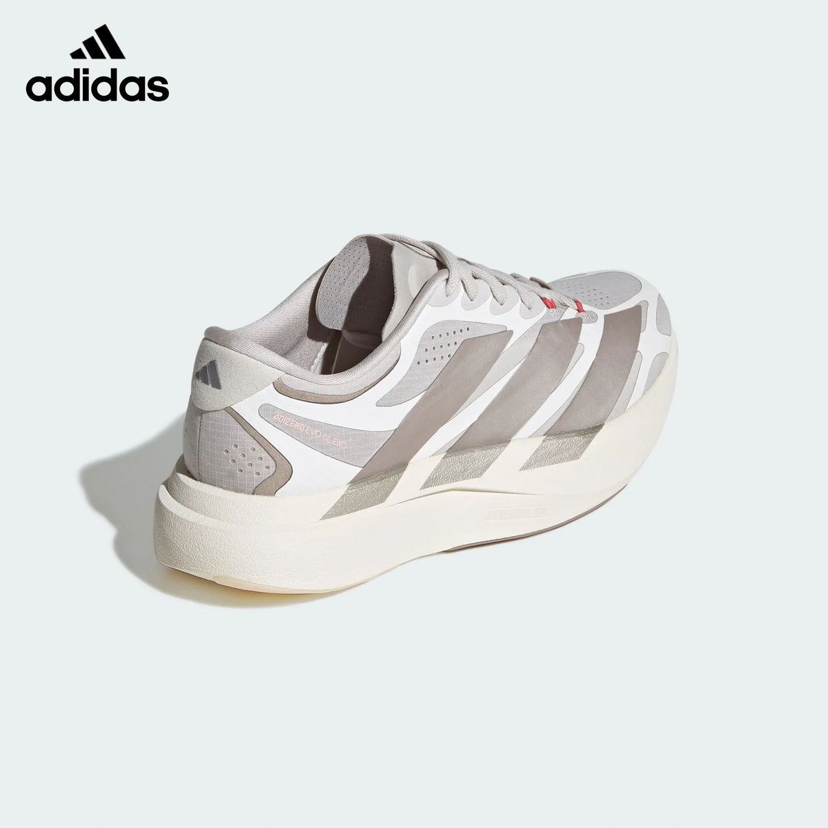 Adidas Adizero Evo SL White Taupe Unisex Running Shoes