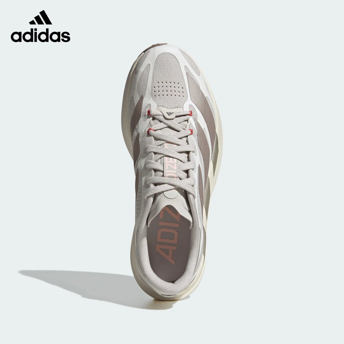 Adidas Adizero Evo SL White Taupe Unisex Running Shoes