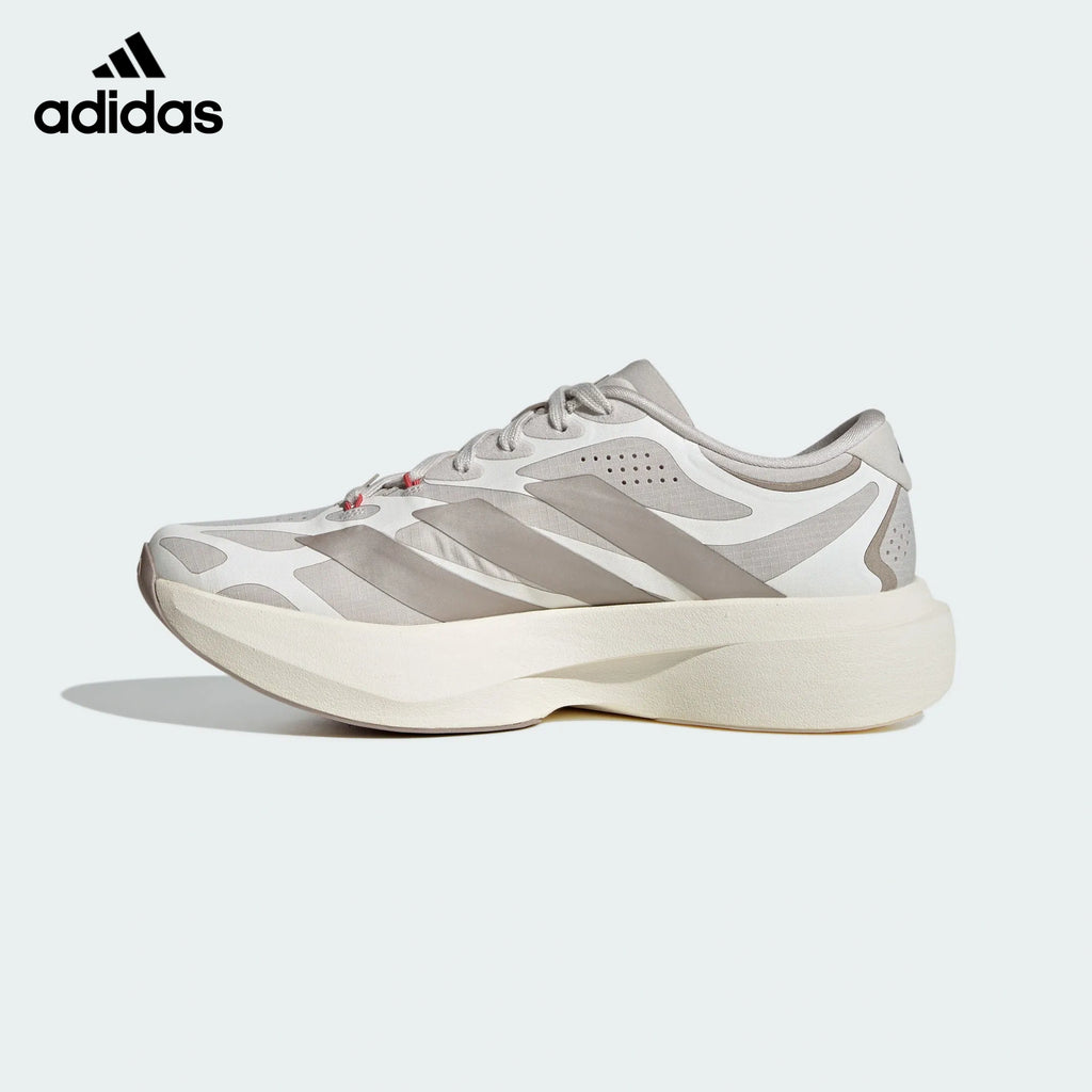 Adidas Adizero Evo SL White Taupe Unisex Running Shoes