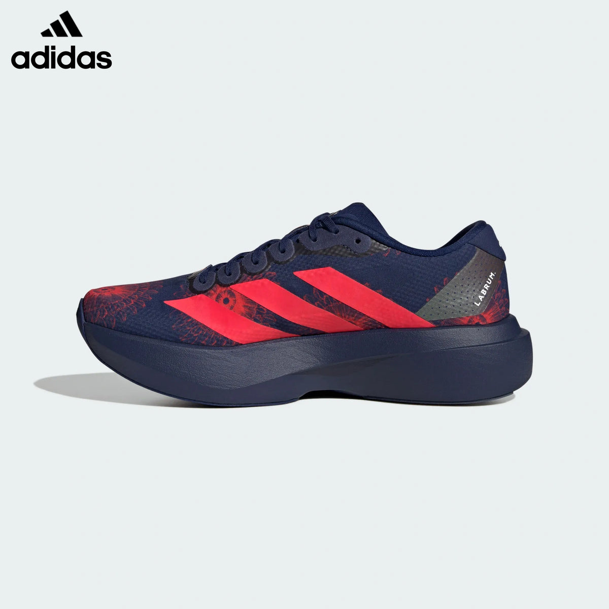 adidas Adizero Evo SL Running Shoes - Navy/Red Floral