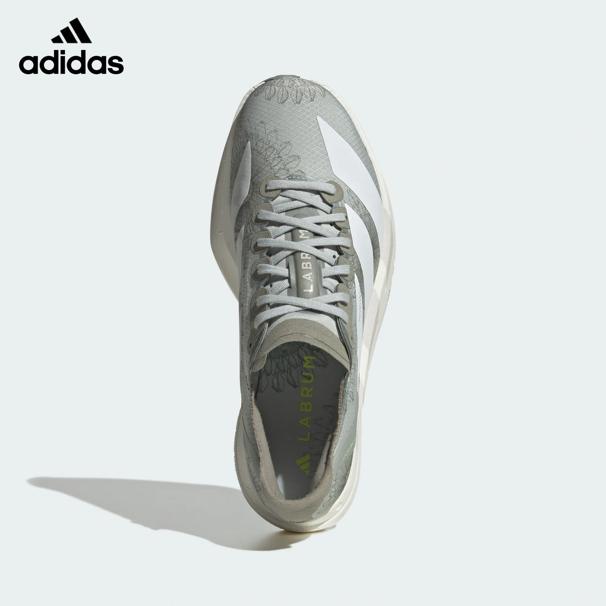 Adidas Adizero Adios Pro 4 Gray Floral Print Unisex Running Shoes