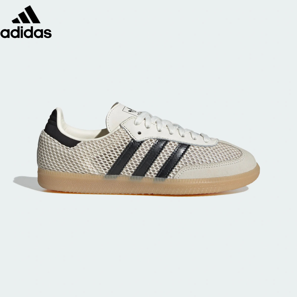 Adidas  samba  women's shoes  men's samba sneakers Samba OG Sneakers – Cream/Mesh/Black | Unisex