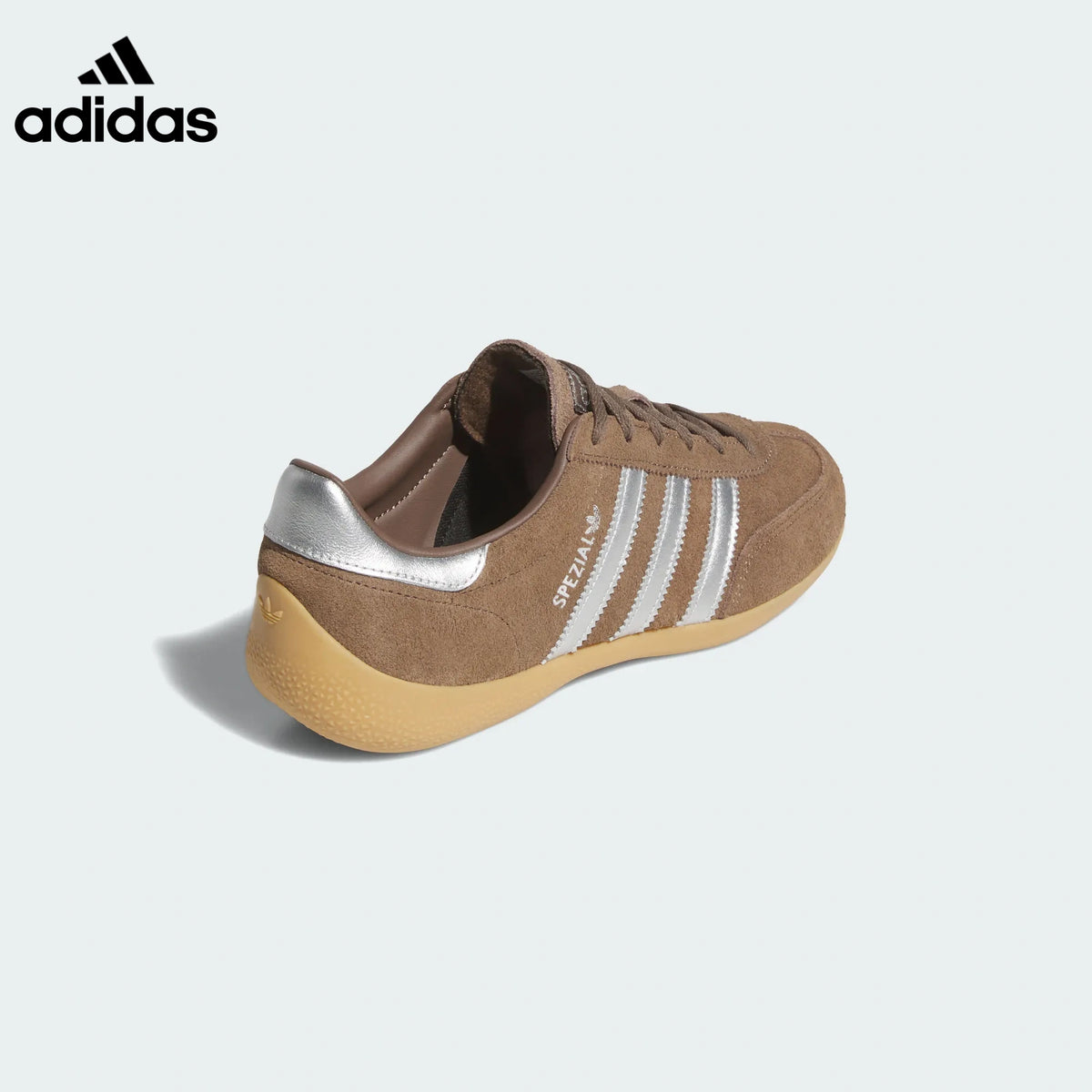 adidas Handball Spezial Brown Silver Retro Sneakers
