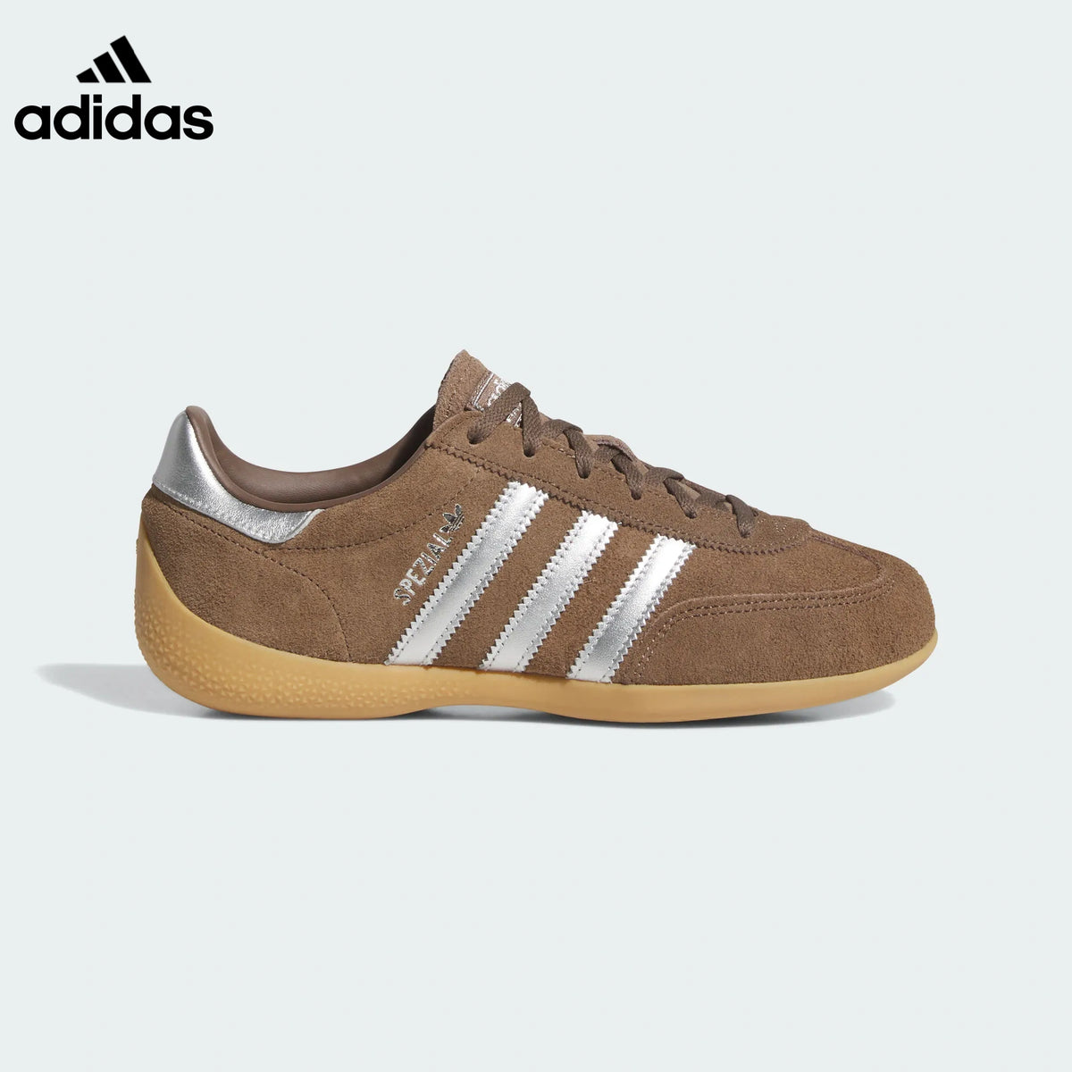 adidas Handball Spezial Brown Silver Retro Sneakers