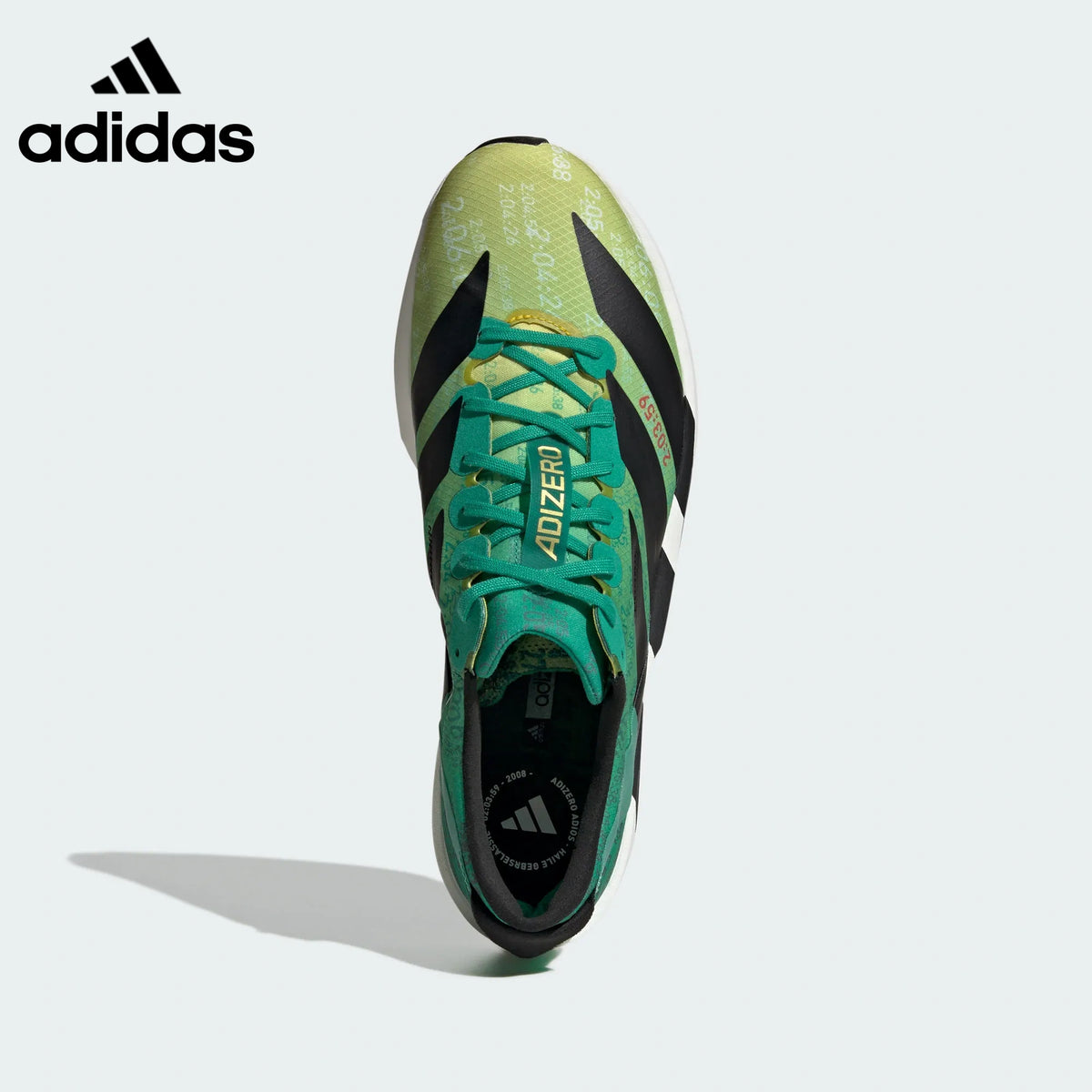 adidas Adizero Adios Pro Evo 1 Unisex Running Shoes - Green/Black Print