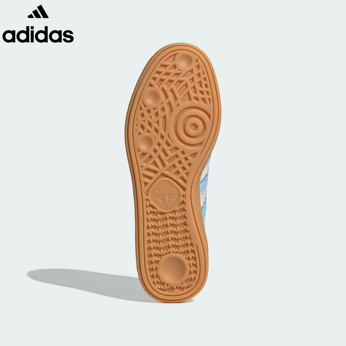 adidas samba  women's shoes  men's samba sneakers  Handball Spezial Off White Light Blue Retro Sneakers
