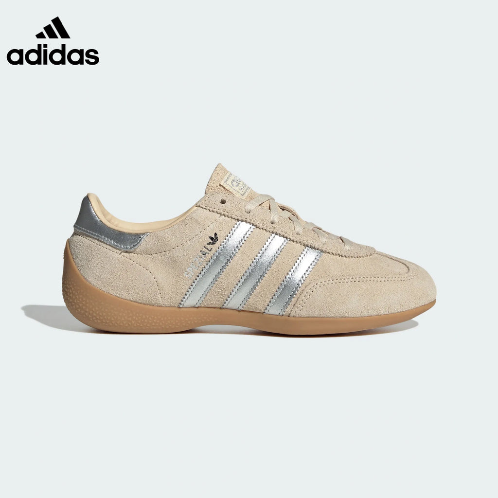 adidas Handball Spezial Beige Silver Retro Sneakers