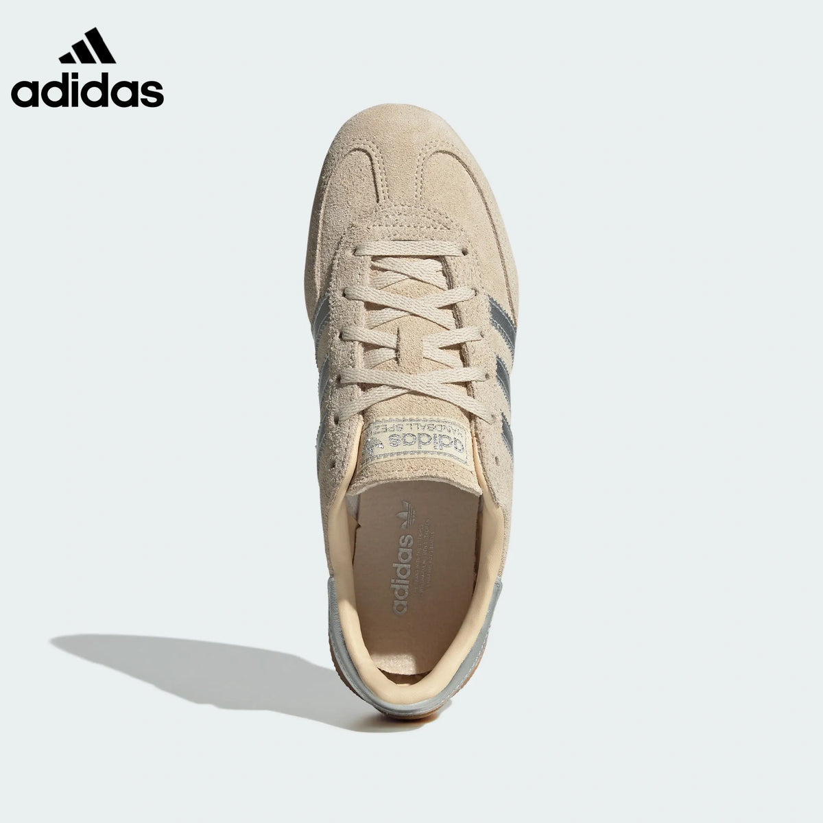 adidas Handball Spezial Beige Silver Retro Sneakers