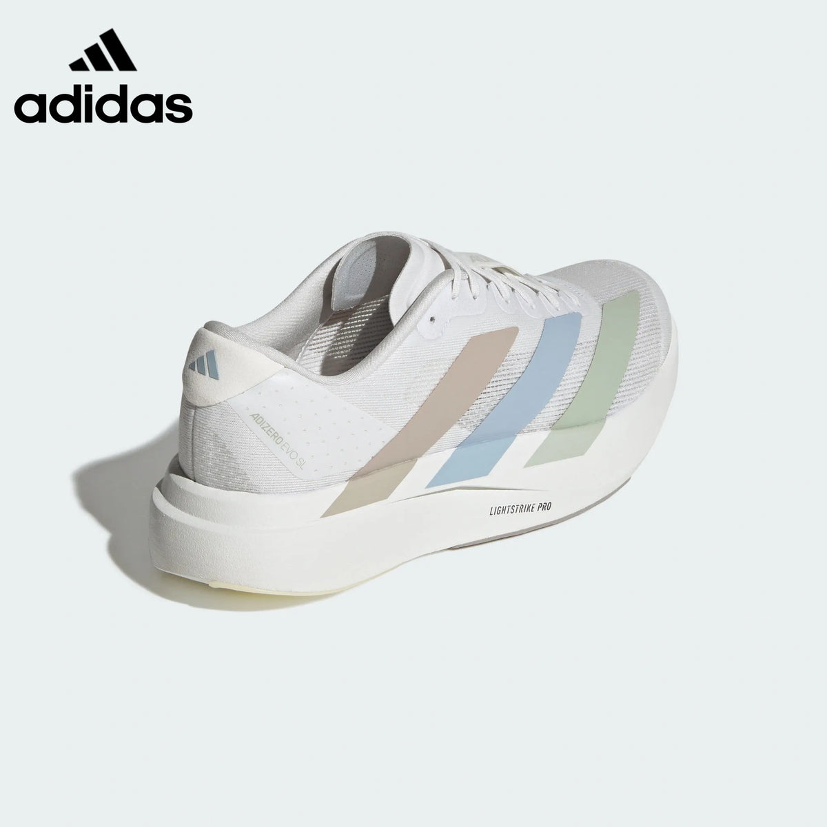 adidas Adizero Evo SL Unisex Sneakers - Off-White/Pastel Multi