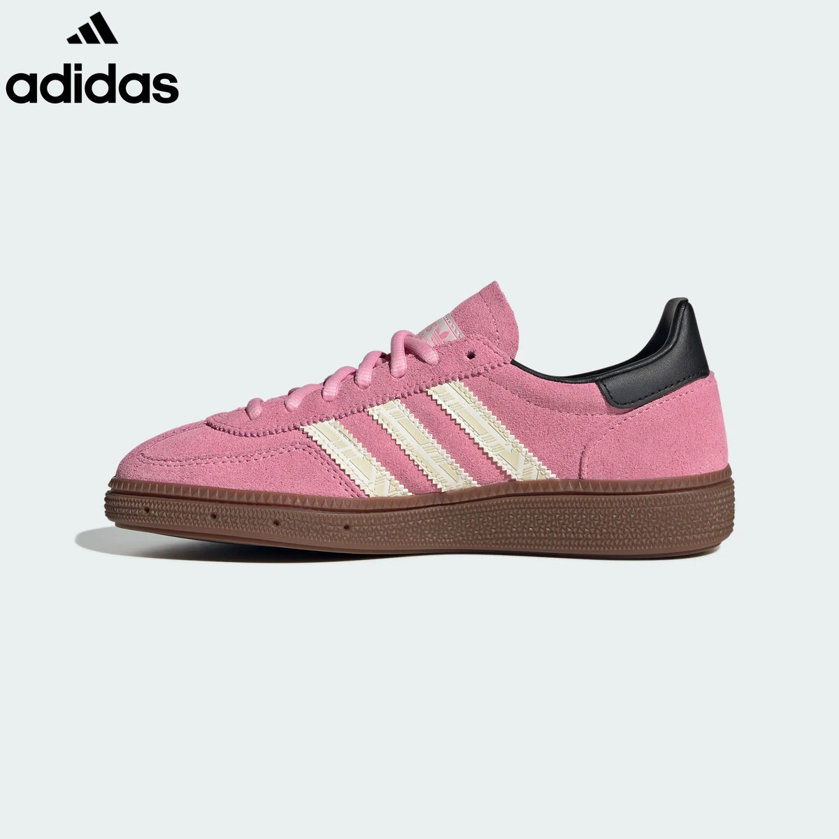 adidas  samba  women's shoes  men's samba sneakers  Handball Spezial Pink Black Retro Sneakers