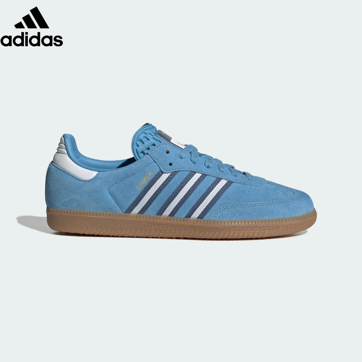 Adidas  samba  women's shoes  men's samba sneakers Samba OG Sneakers – Light Blue/White | Unisex