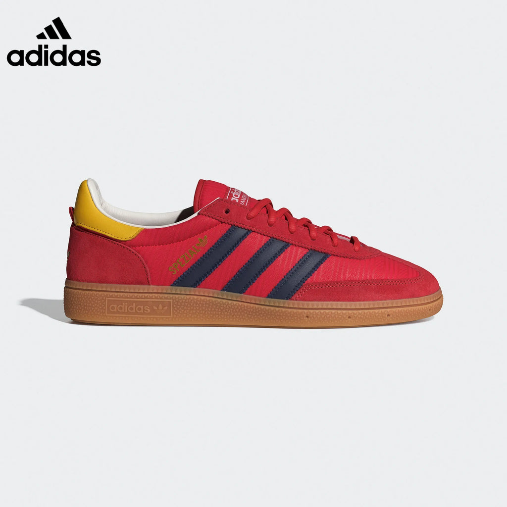 adidas Handball women's shoes  men's Handball Spezial sneakers Red Navy Yellow Gum Sole Sneakers