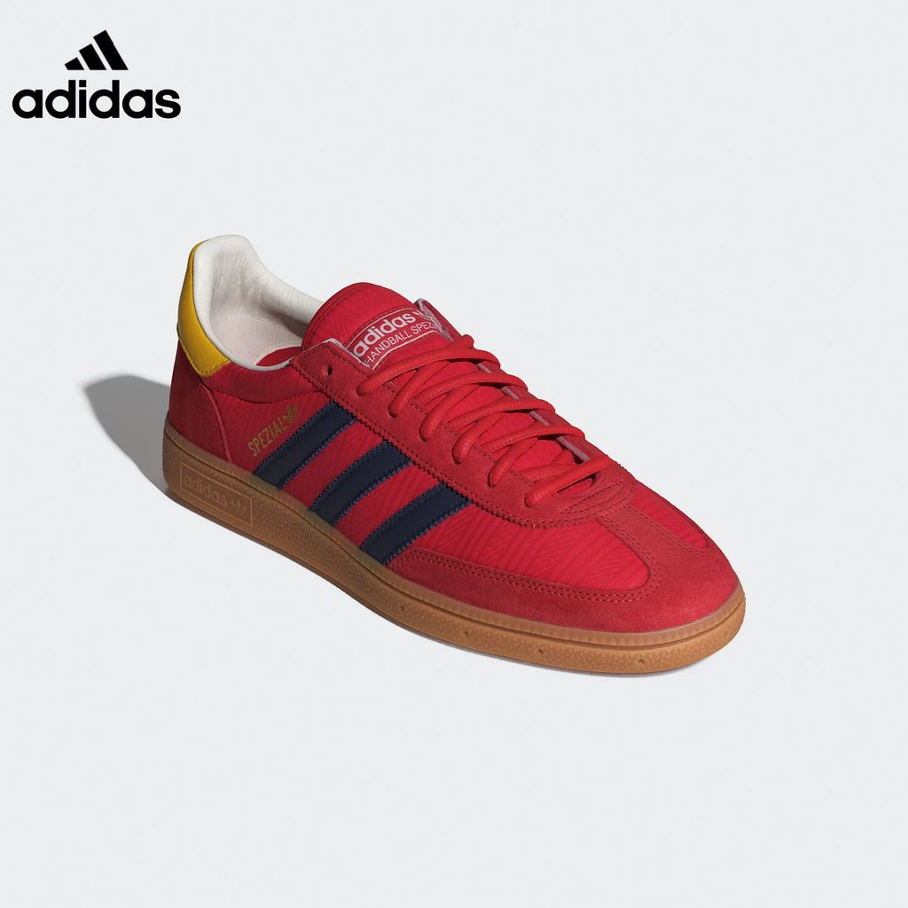 adidas Handball women's shoes  men's Handball Spezial sneakers Red Navy Yellow Gum Sole Sneakers