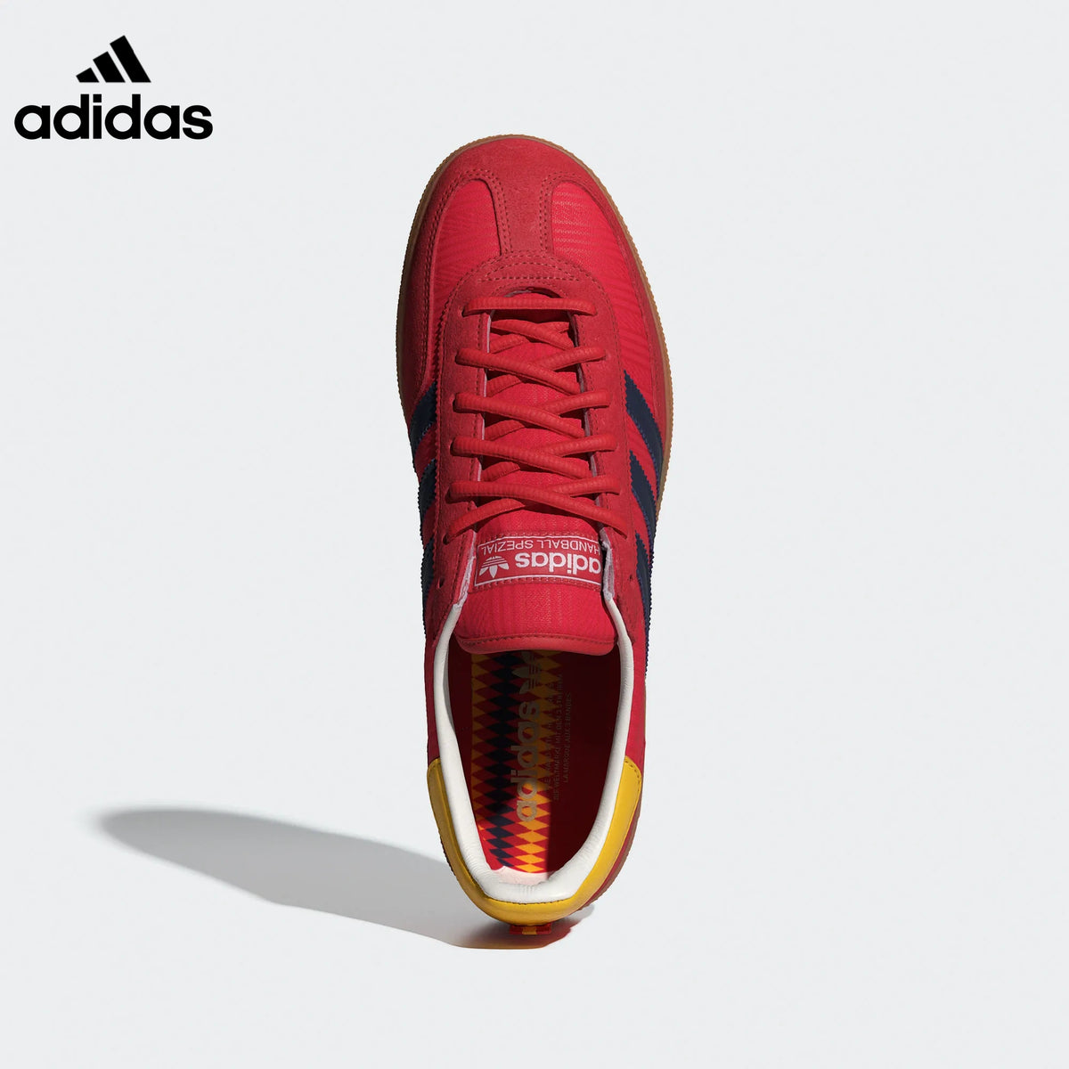 adidas Handball women's shoes  men's Handball Spezial sneakers Red Navy Yellow Gum Sole Sneakers