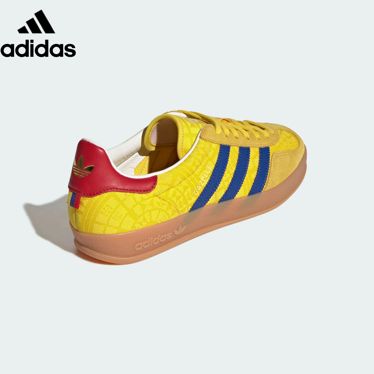 Adidas  samba  women's shoes  men's samba sneakers Gazelle Indoor Sneakers – Yellow/Blue/Red | Unisex