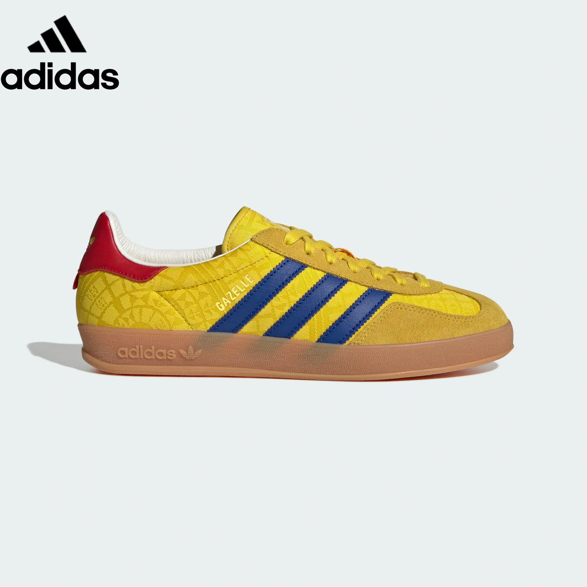 Adidas  samba  women's shoes  men's samba sneakers Gazelle Indoor Sneakers – Yellow/Blue/Red | Unisex