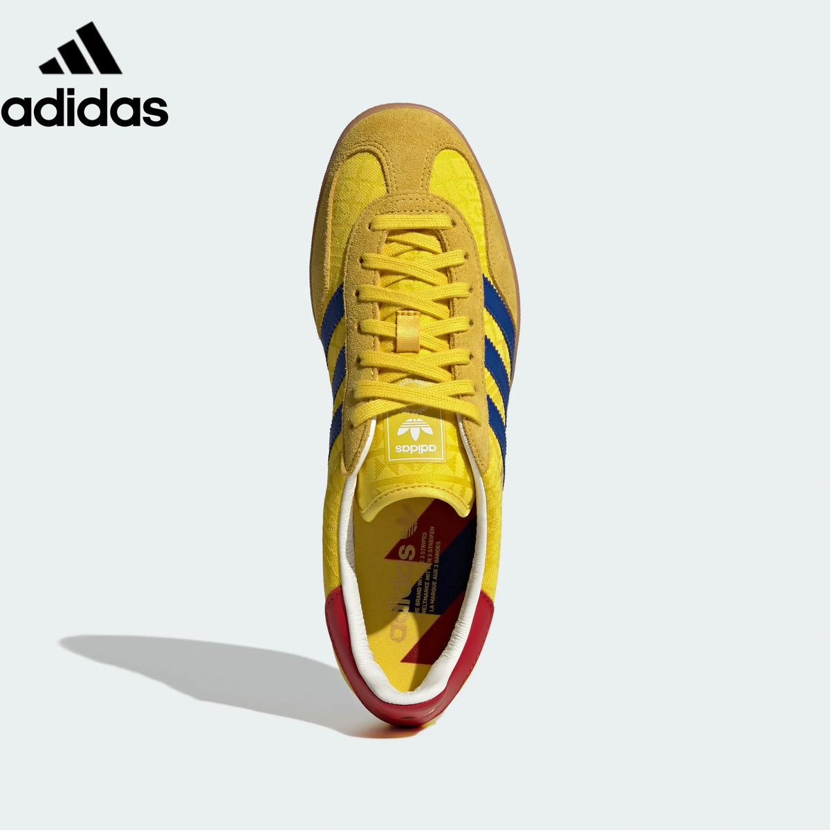 Adidas  samba  women's shoes  men's samba sneakers Gazelle Indoor Sneakers – Yellow/Blue/Red | Unisex