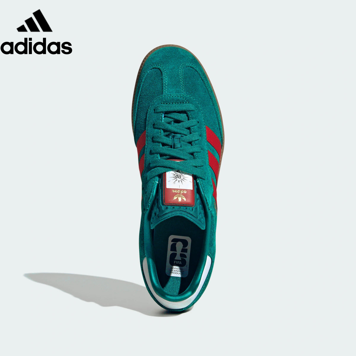 Adidas samba  women's shoes  men's samba sneakers  Samba OG Sneakers – Green/Red | Unisex
