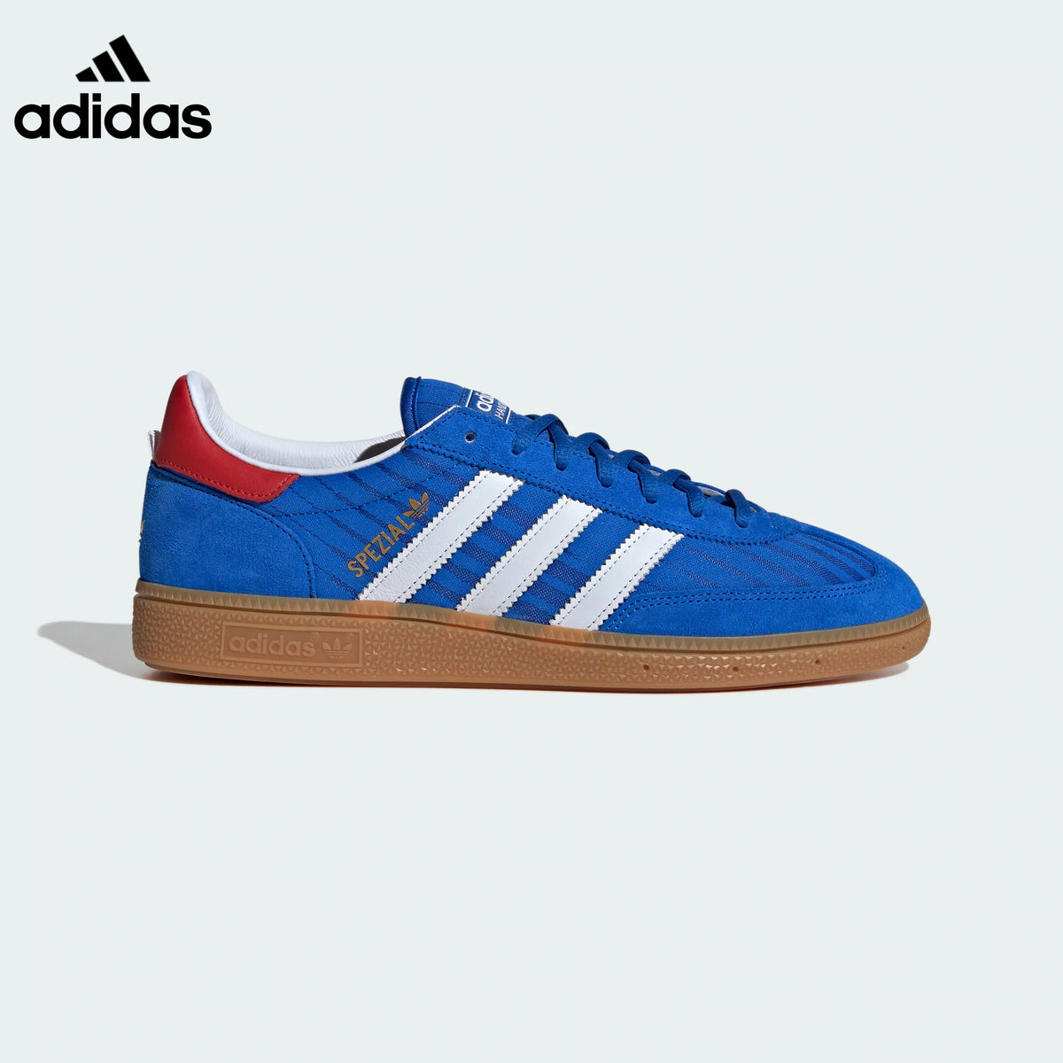 adidas Handball Spezial Blue White Red Gum Sole Sneakers